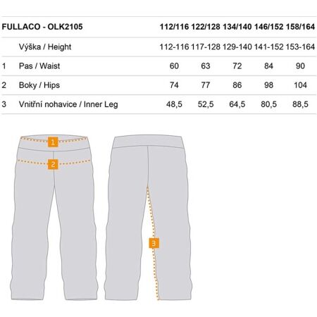 Dětské lyžařské kalhoty - Loap FULLACO - 6